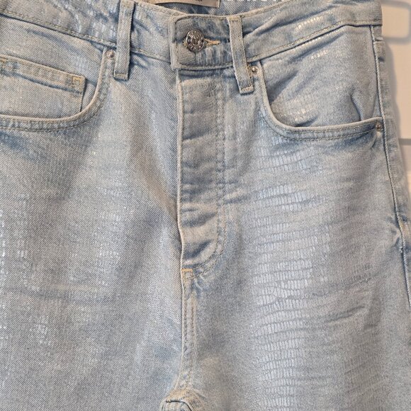 NWOT: Baykan Denim Boot Flare Coated Jeans - Picture 3 of 8